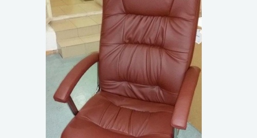 Обтяжка офисного кресла. Ефимовский