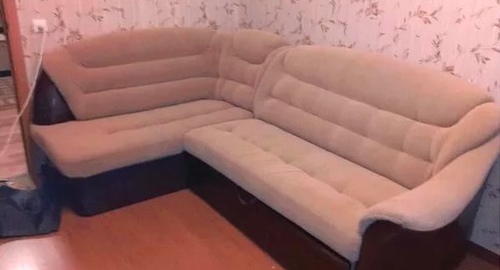 Перетяжка углового дивана. Ефимовский